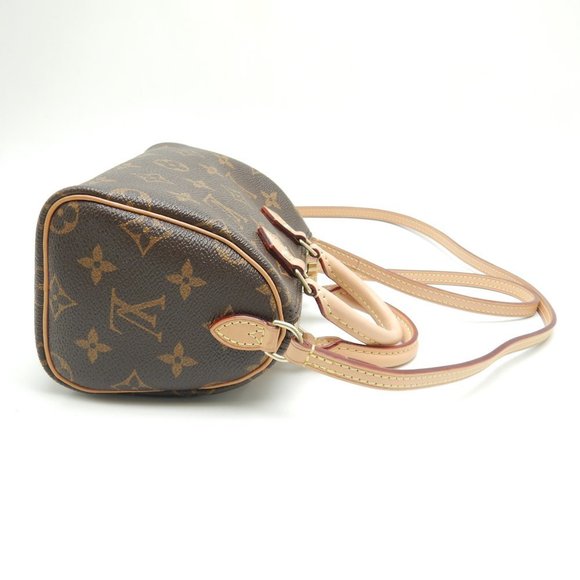 Louis Vuitton Monogram Nano Speedy Brown Mini Bag - Picture 2 of 7